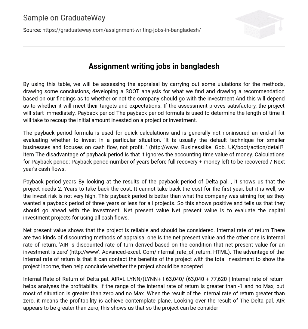 Assessing The Appraisal